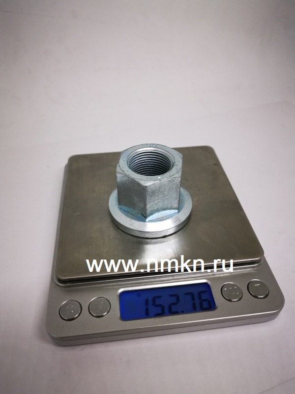 Гайка колесная  М22*1,5 ( ключ 32) h32 КАМАЗ-Евро 00356-7174800-009 гайка колесная  м22*1,5 (ключ 32)   в интернет-магазине НМК
